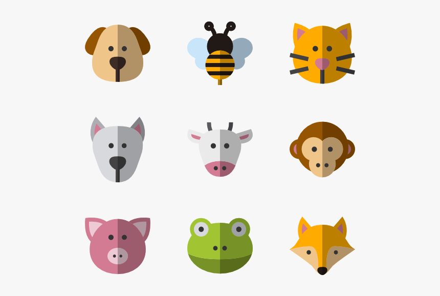 Animals - Animal Icon Cartoon Png, Transparent Png