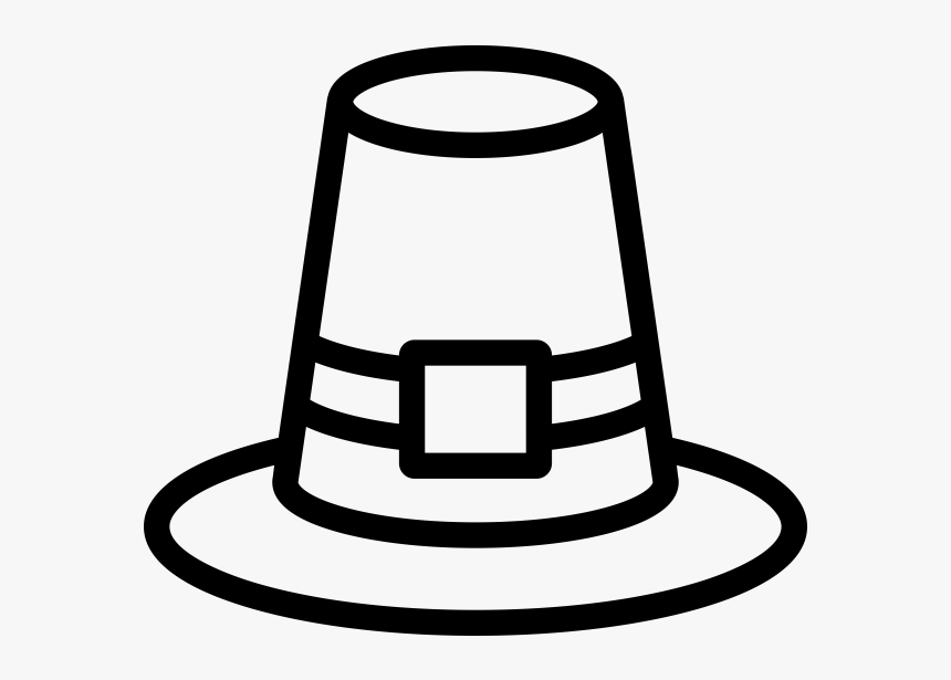 Pilgrim Hat Rubber Stamp - Vector Graphics, HD Png Download