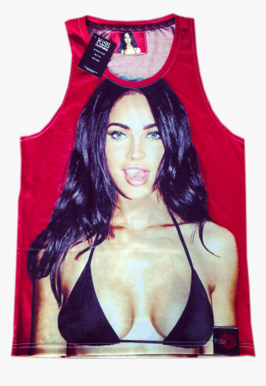 Megan Fox Kiss Basketball Vest - Megan Fox, HD Png Download