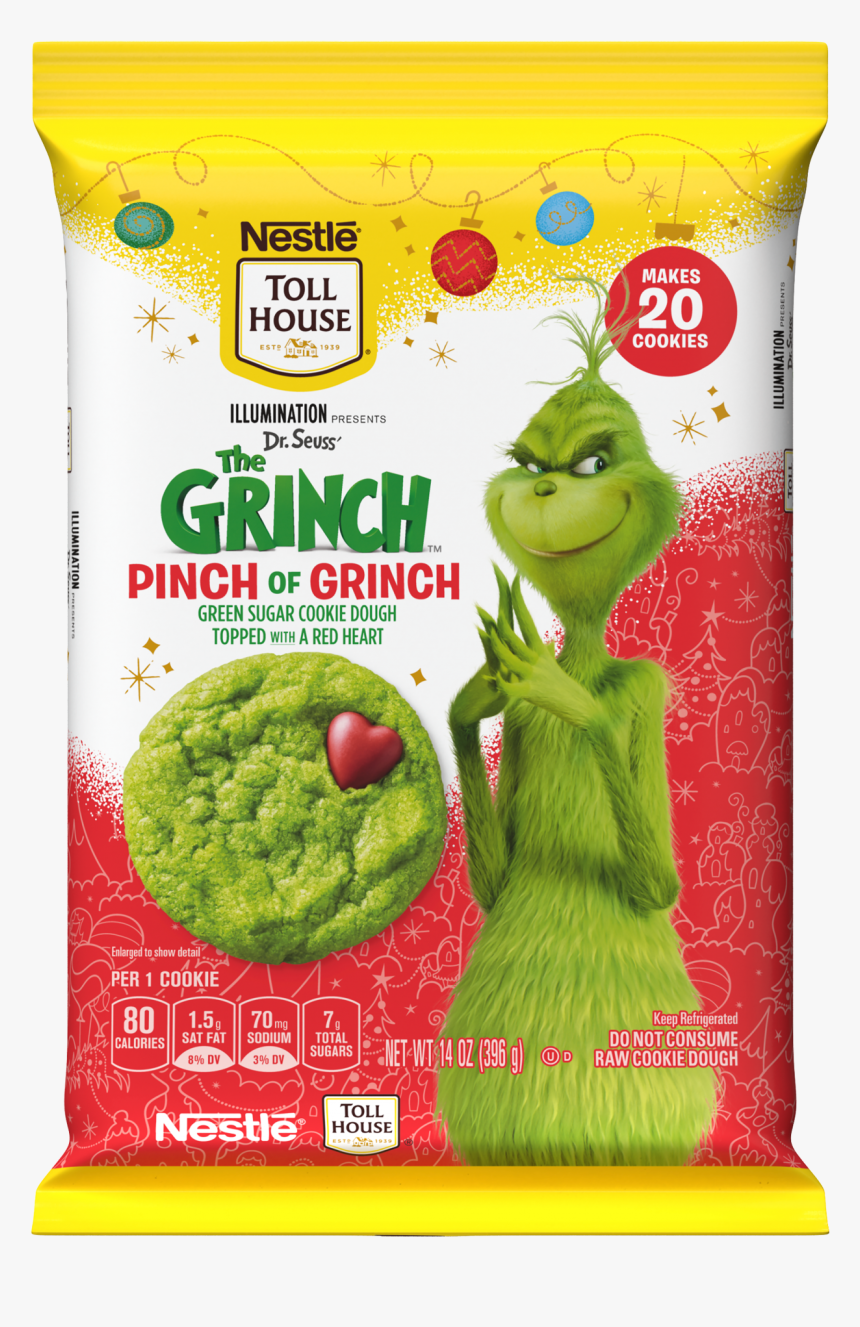 Grinch Cookie Dough, HD Png Download