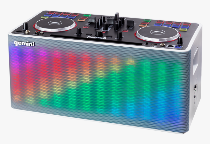 Portable Dj Mixer With Bluetooth Speaker - Gemini Mix2go, HD Png Download