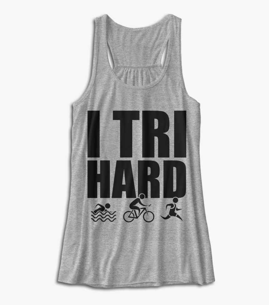 I Tri Hard - Active Tank, HD Png Download