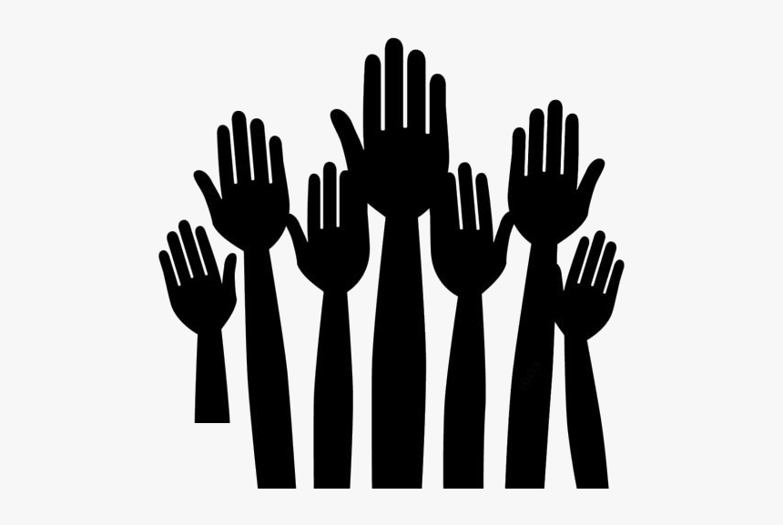 Worship Png Transparent Images - Hands In The Air Drawing, Png Download