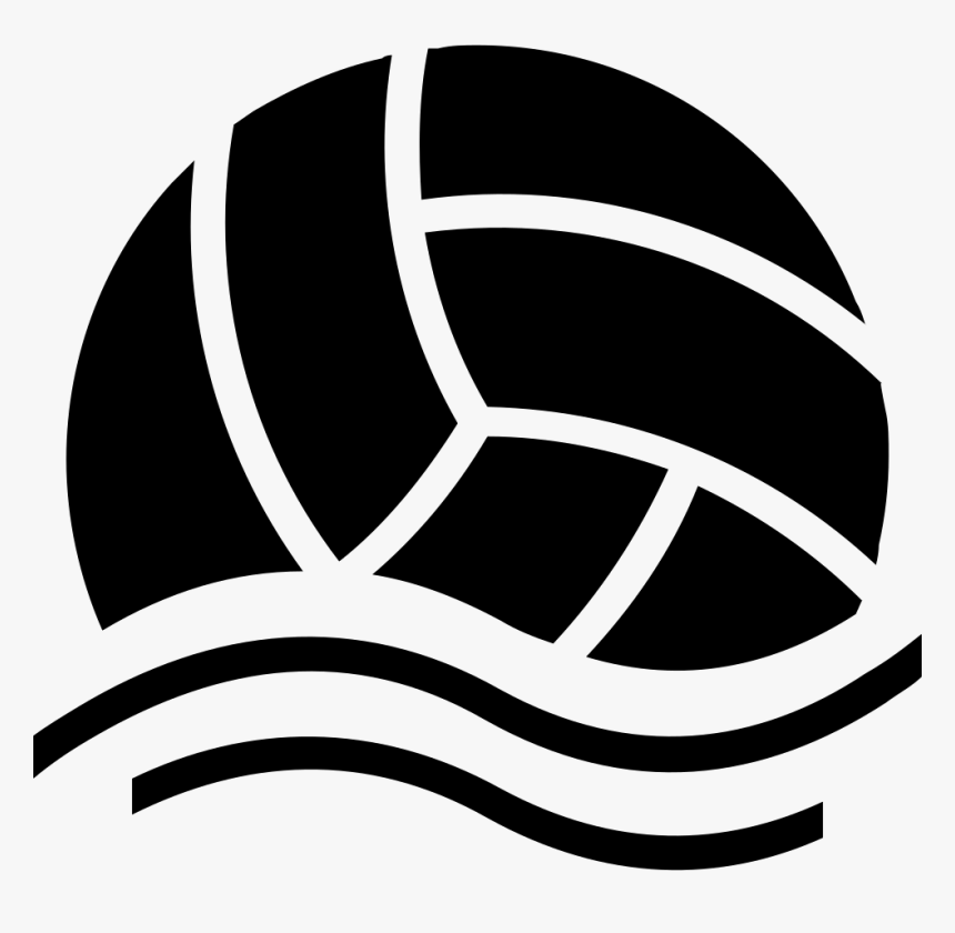 Water Volleyball Sportive Symbol Of Floating Ball - Volleyball Vector Png, Transparent Png