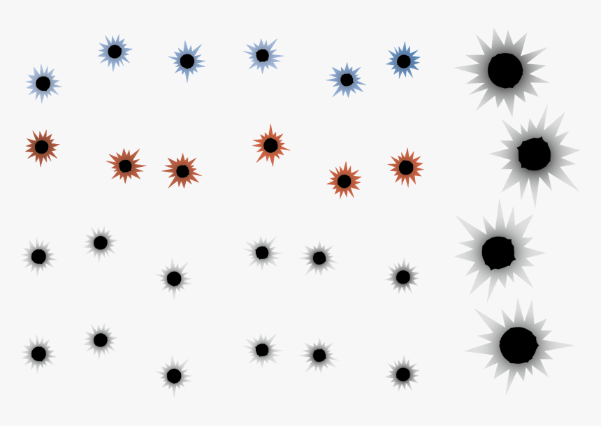 Euclidean Vector Computer File - ภาพ การ์ตูน รอย กระสุนปืน, HD Png Download