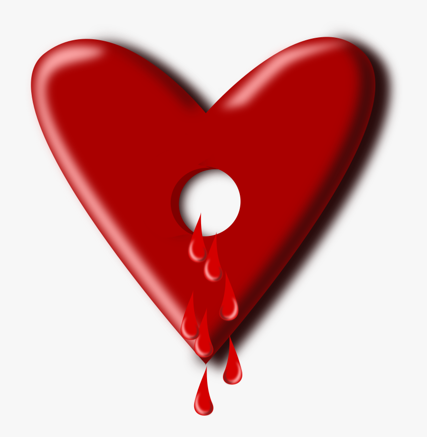 Bullet Hole Png Transparency - Big Hole In Heart, Transparent Png