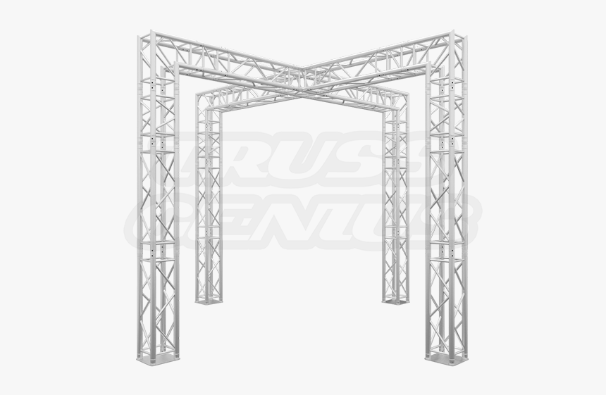10-foot Crossover Truss Trade Show Booth - Lighting Stage Truss Designs, HD Png Download