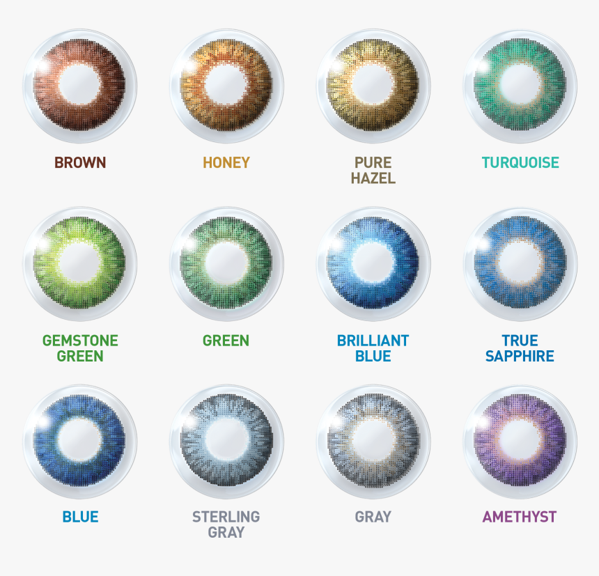 Air Optix Colors Rainbow Pack Contact Contactsforless - Air Optix Hydraglyde Multifocal, HD Png Download