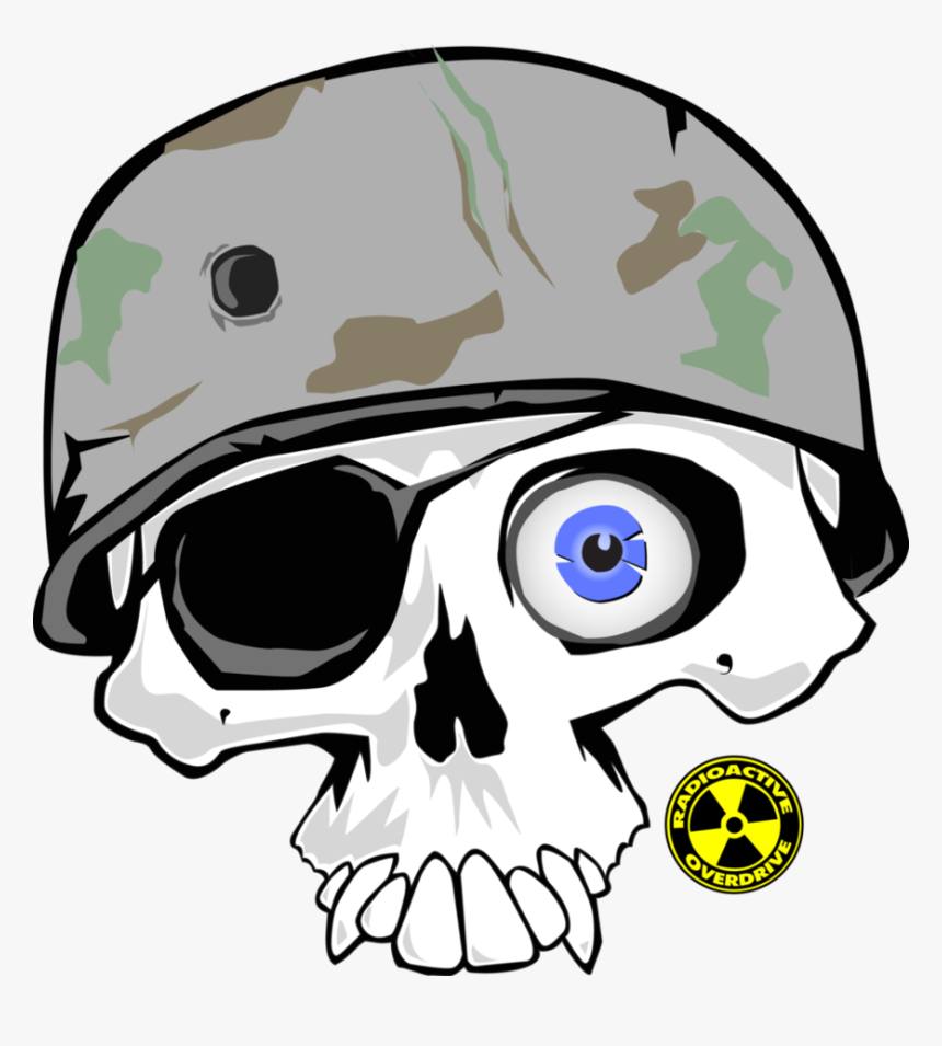 Transparent Bullet Holes Clipart - Skull With Bullet Hole Png, Png Download