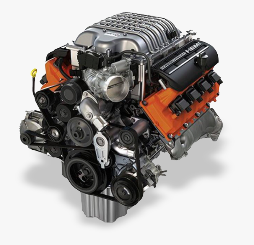 Jeep Grand Cherokee Supercharged 2018 , Png Download - Hellcat Engine, Transparent Png