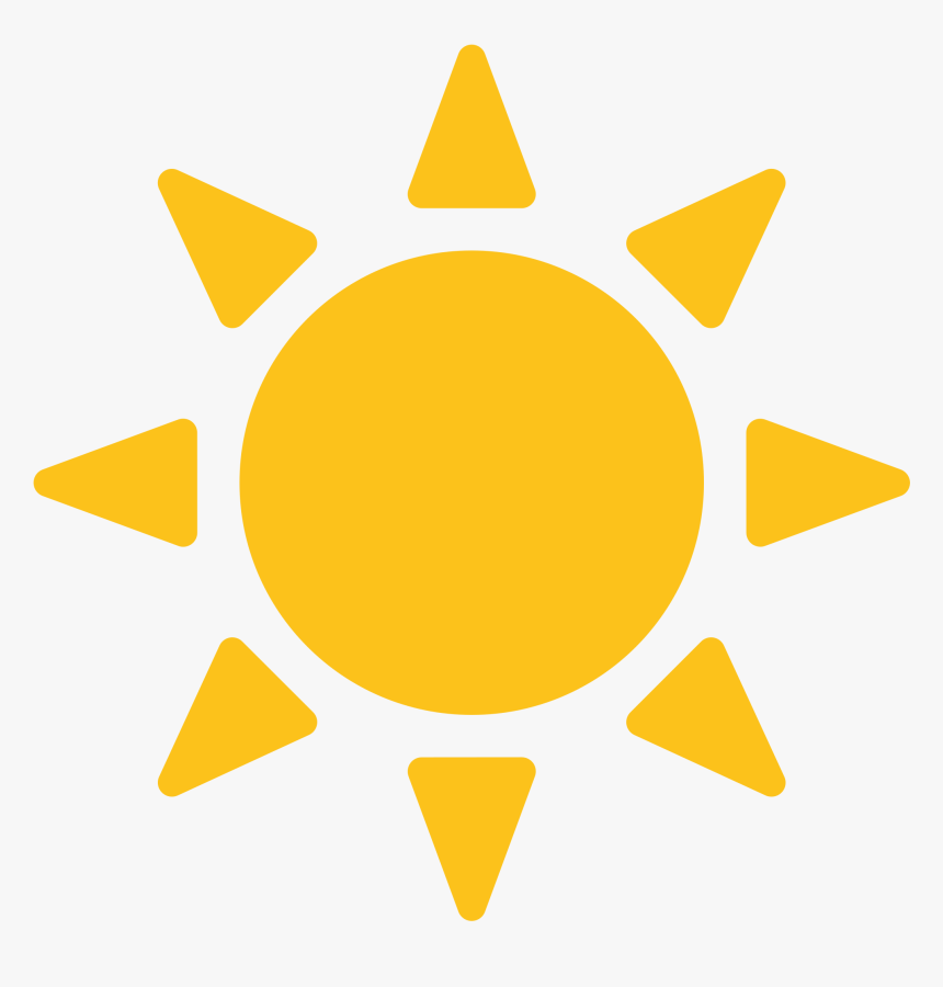 Sun Rays Yellow Png Image - Solar Thermal Central Receiver System, Transparent Png