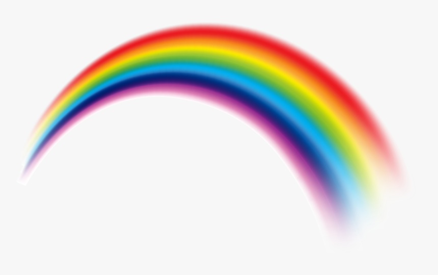 Pink Rainbow Sky Pattern Free Clipart Hq - Circle, HD Png Download