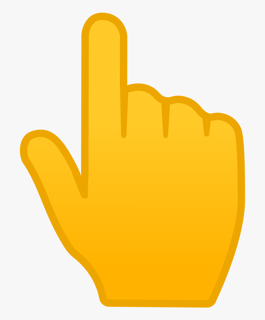 Backhand Index Pointing Up Icon - Dedo Señalando Hacia Arriba, HD Png Download