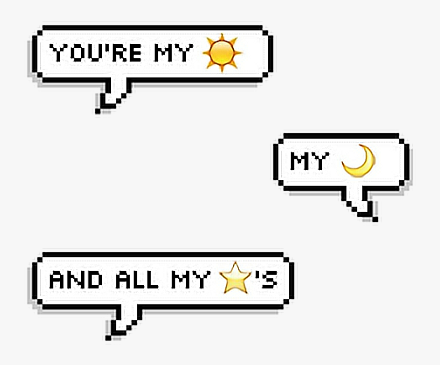 Transparent Stars Png Tumblr - Pixel Text Bubble Png, Png Download