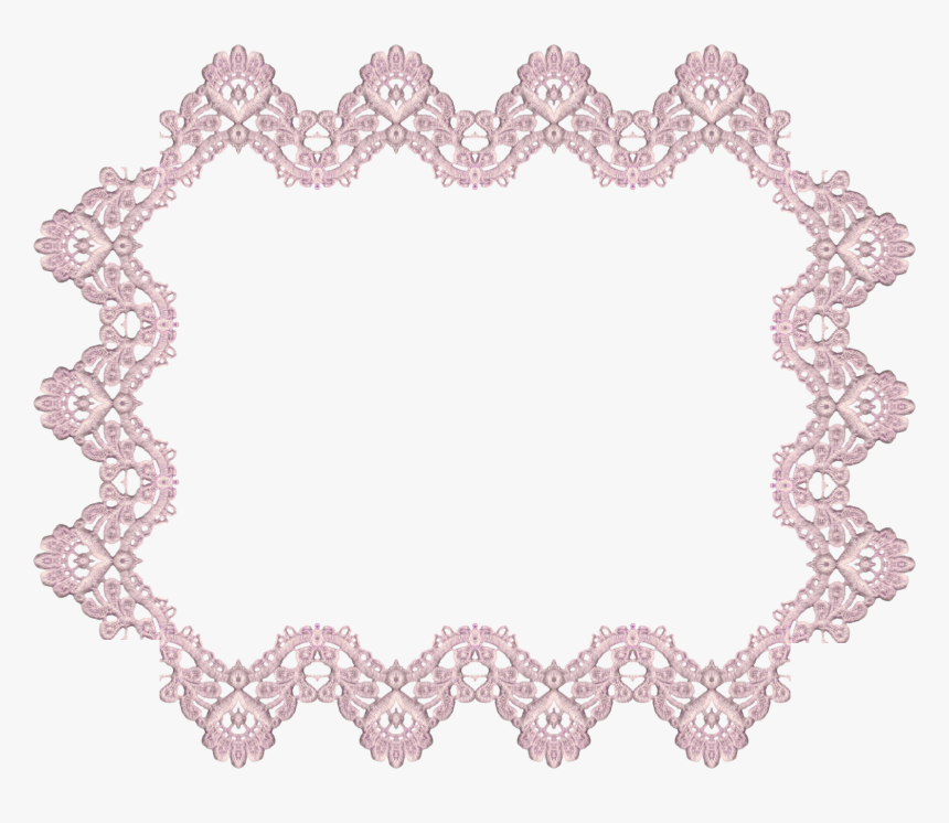 Lace Frame Vector Png, Transparent Png