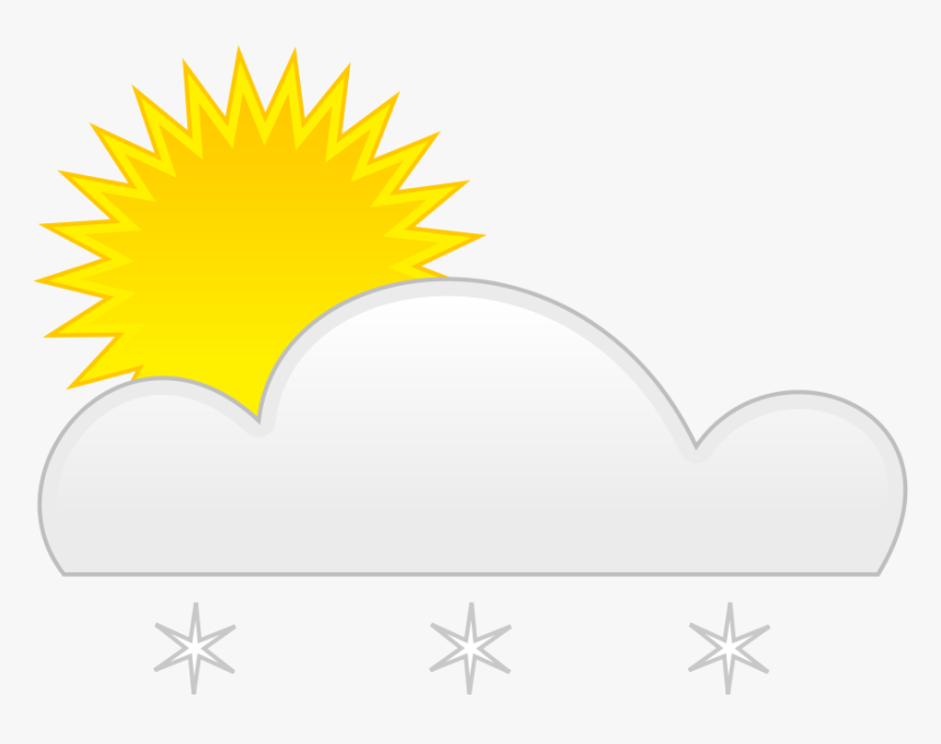 Sun Snow Png Clip Arts - Sun And Rain, Transparent Png