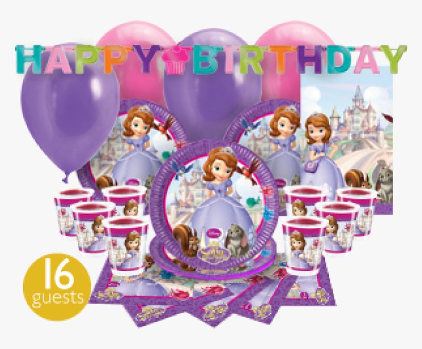Disney Sofia The First Ultimate Guests All - Balloon, HD Png Download