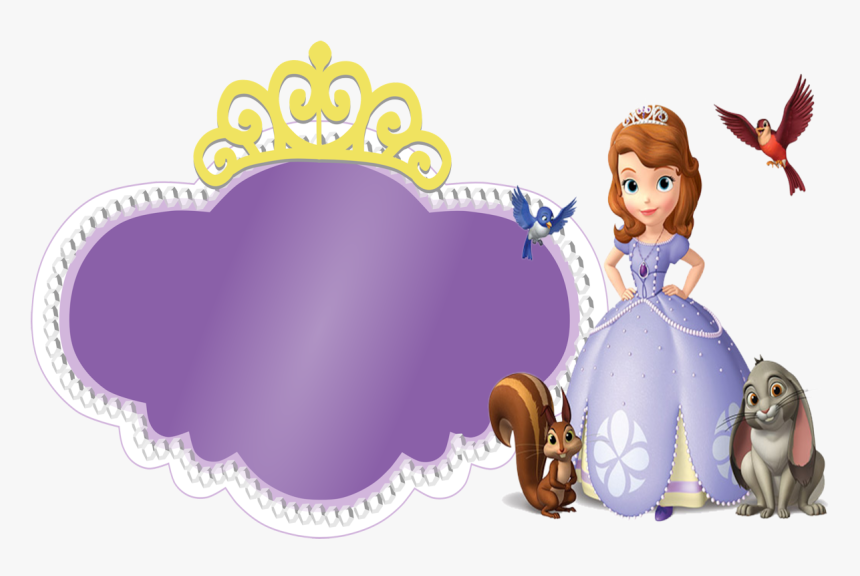 Para Hacer Invitaciones, Tarjetas, Marcos De Fotos - Sofia The First Png, Transparent Png