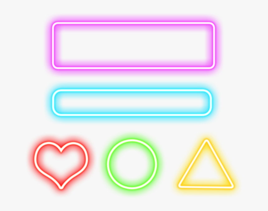 Neon Png - Heart, Transparent Png