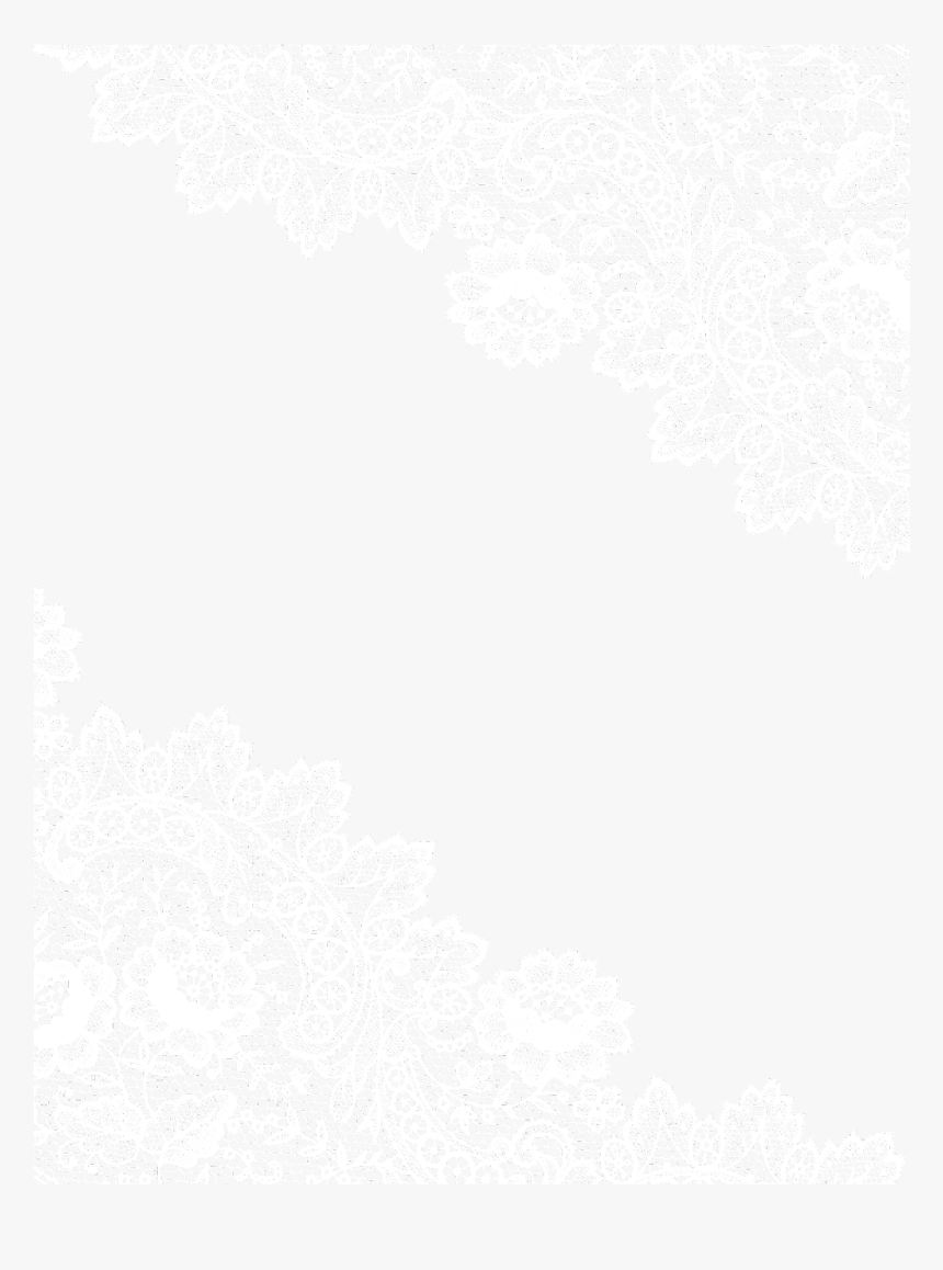 #ftestickers #frame #border #texture #lace #white - White Lace Png Transparent, Png Download