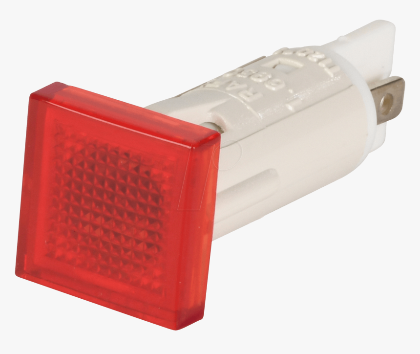 Indicator, 230 V, Neon Bulb, 10 Mm, Square, Red Rafi - Rifle, HD Png Download