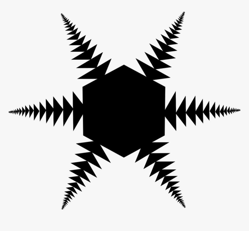 Snowflake, Winter, Snow, Christmas, Holiday, Design - Snow Silhouette Png, Transparent Png