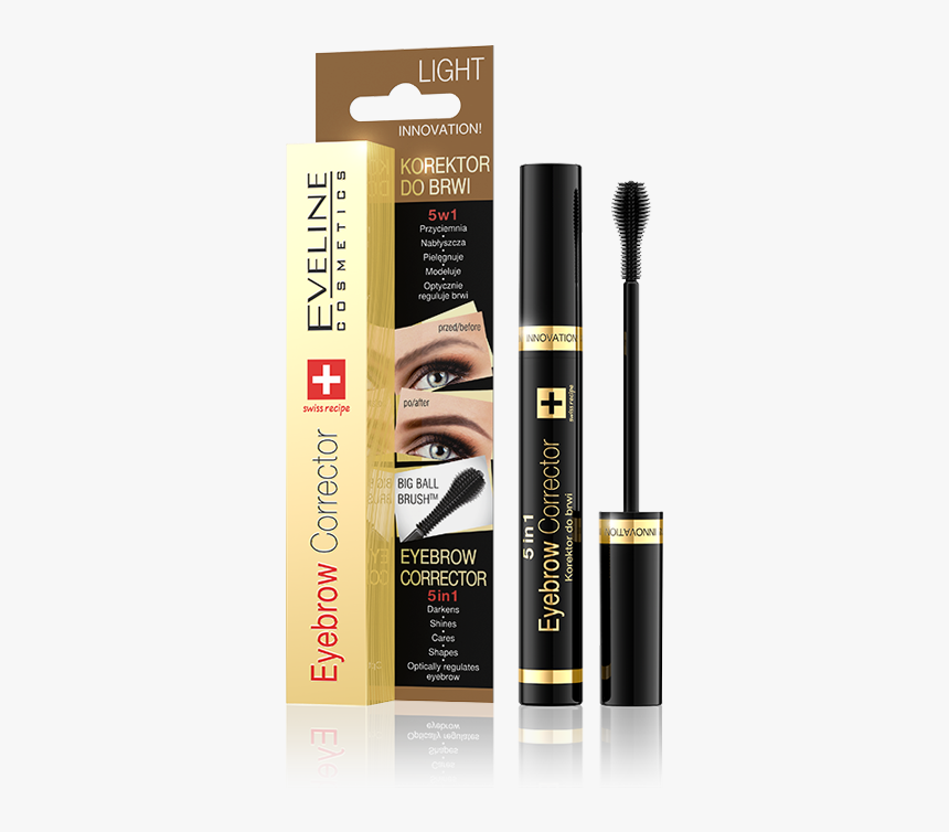 Korektor Do Brwi 5w1 Light - Eveline Eyebrow Corrector 5 In 1, HD Png Download