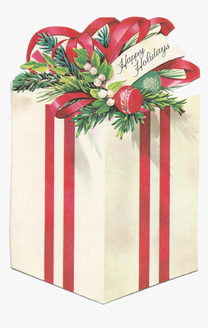 Awesome Sweet Magnolias Farm - Vintage Christmas Gift Clipart, HD Png Download