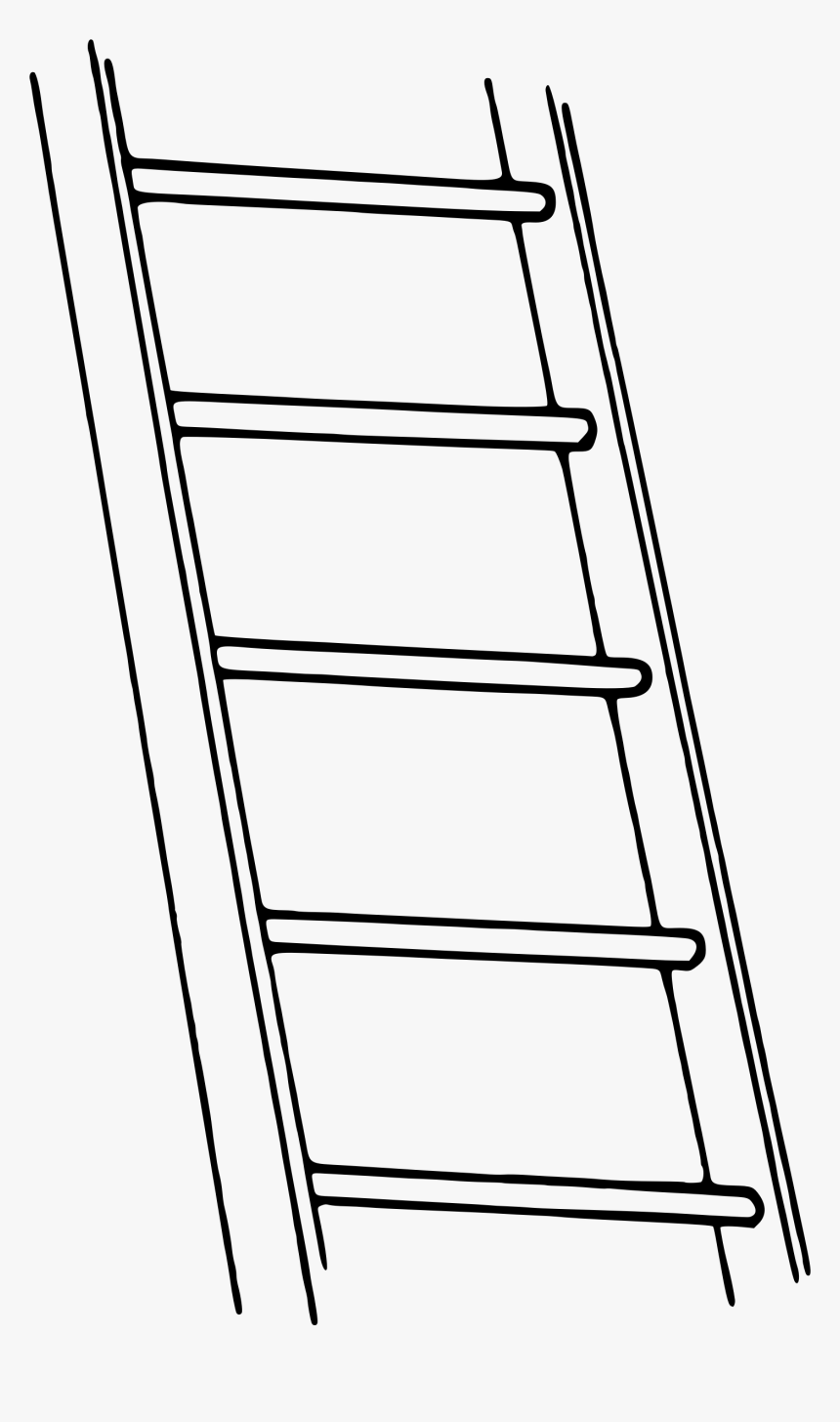 Clipart - Ladder Black And White Clipart Png, Transparent Png