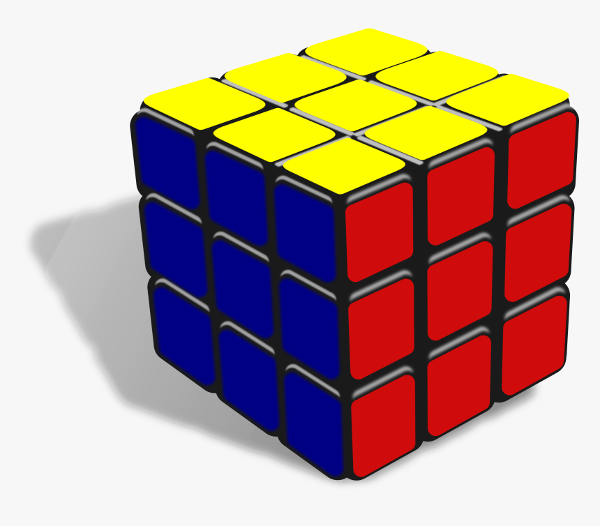 Rubik S Toy,square,mechanical Puzzle - Rubiks Cube Clipart Png, Transparent Png