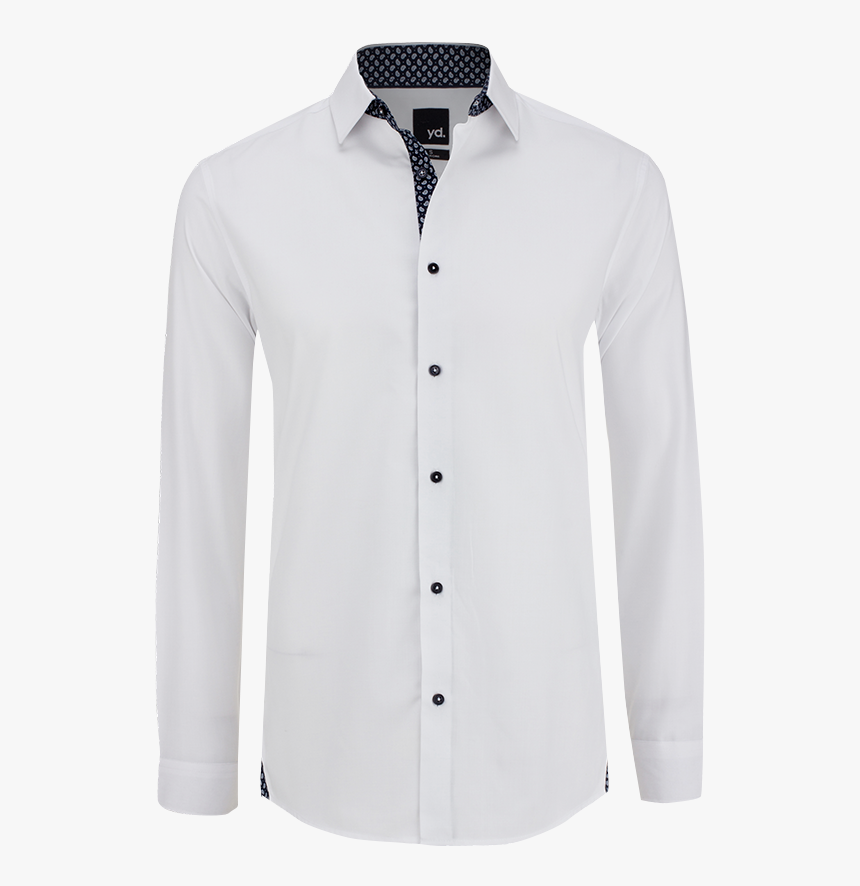 Dress-shirt - Yd White Dress Shirt, HD Png Download
