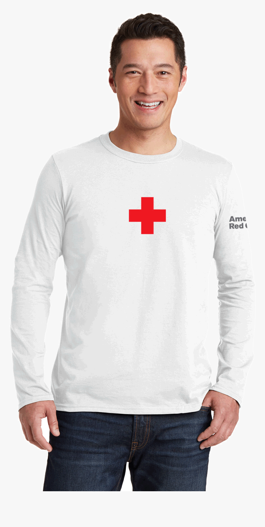 Unisex 100% Cotton Classic Long Sleeve T-shirt With - Gildan Softstyle Long Sleeve T Shirt, HD Png Download