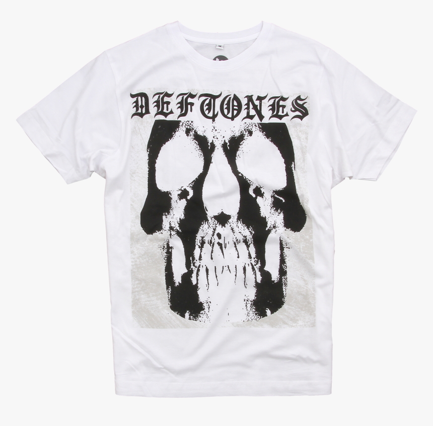 Deftones White Skull Shirt, HD Png Download