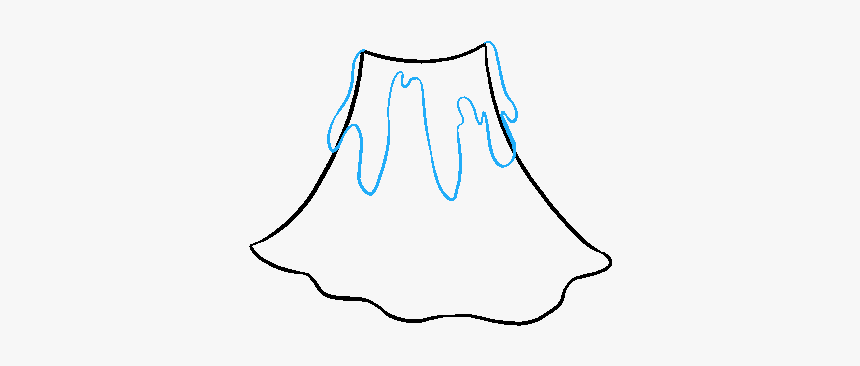 How To Draw Volcano, HD Png Download