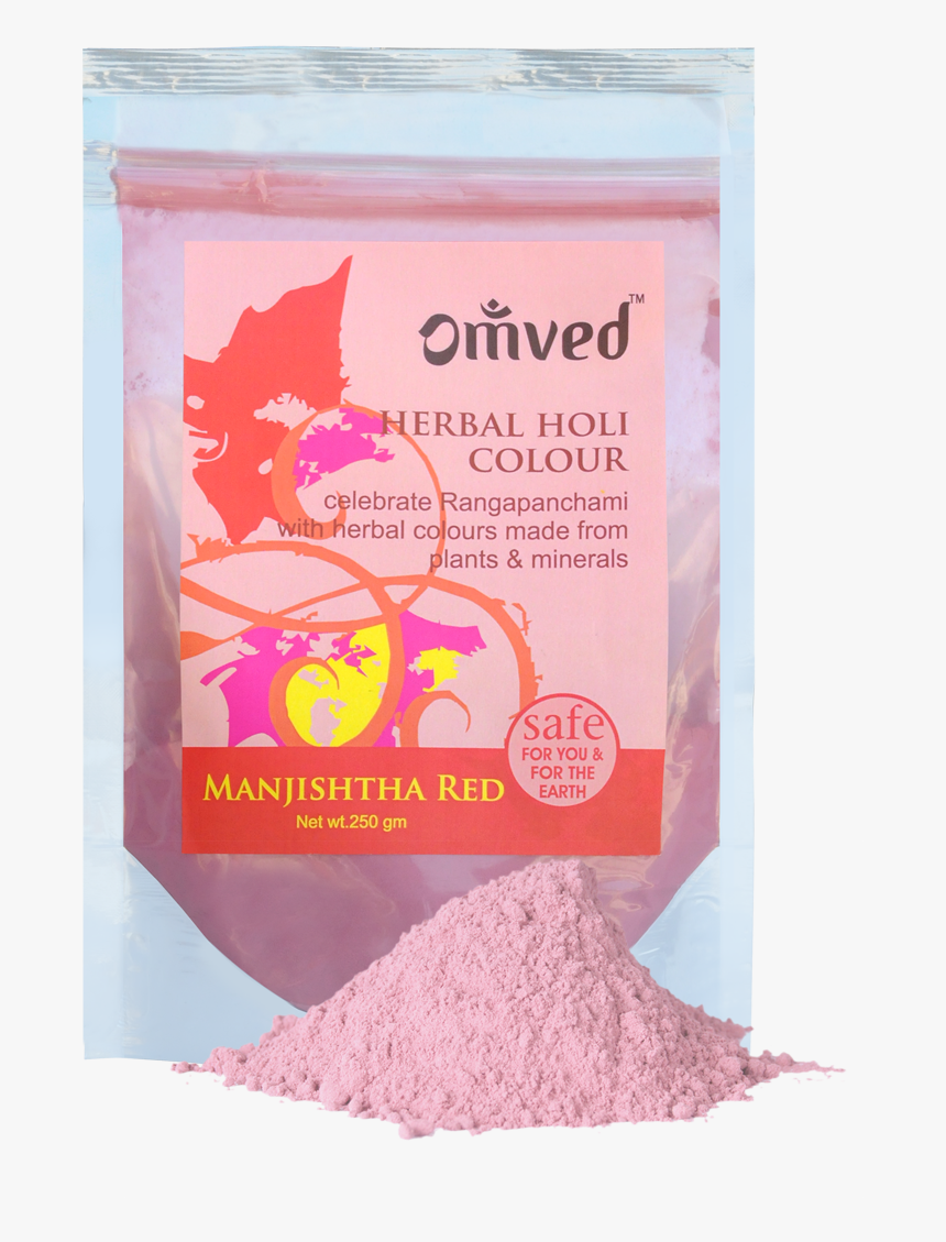 0002606 Holi Herbal Gulal 250 Gms - Omved, HD Png Download