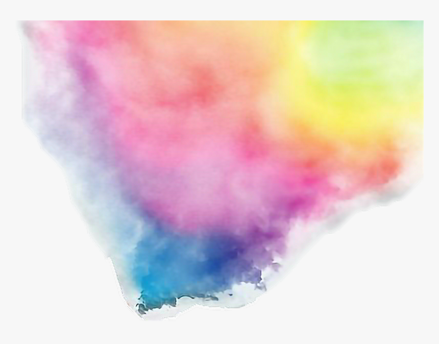 Colour Png For Picsart - Girl Smoking Rainbow, Transparent Png