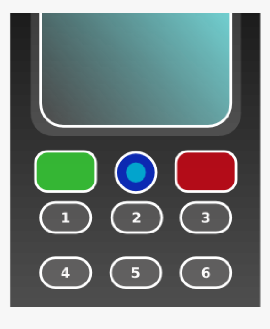 Mobile Phone Clipart Mobile Phone Clip Art At Clker - Clipart Cell Phone, HD Png Download