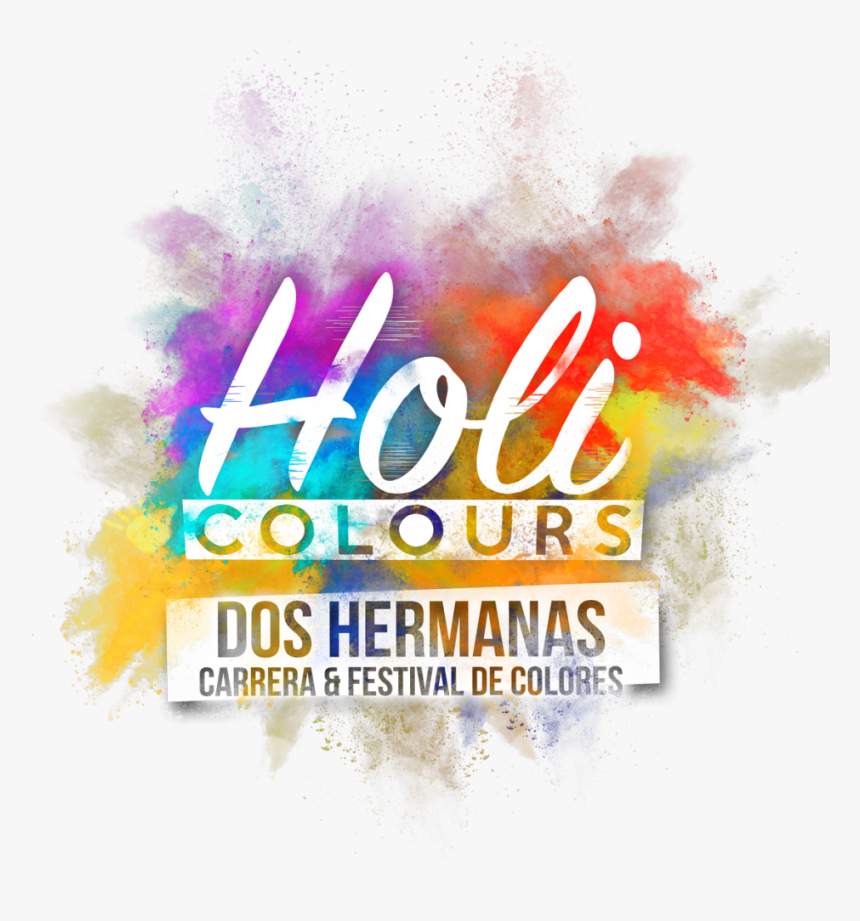 Logo Dos Hermanas Holi Carrera Y Festival - Poster, HD Png Download