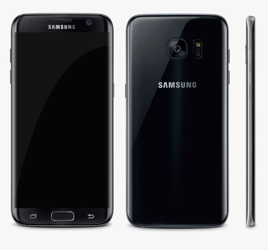 Transparent Phone Clipart Png - Galaxy Note 7 Black, Png Download