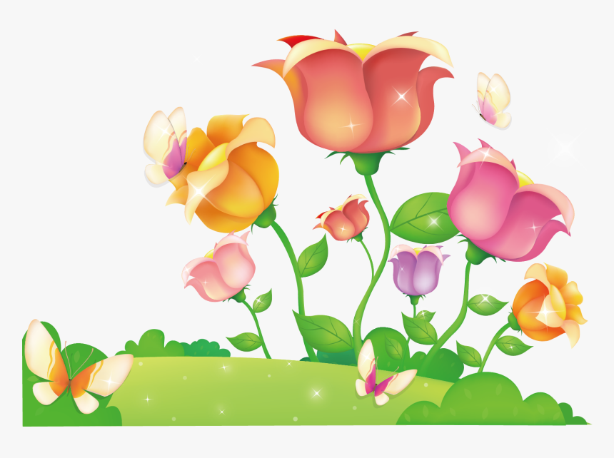 Flower Euclidean Vector Beach Rose Illustration, Hd - Rose Flower, HD Png Download