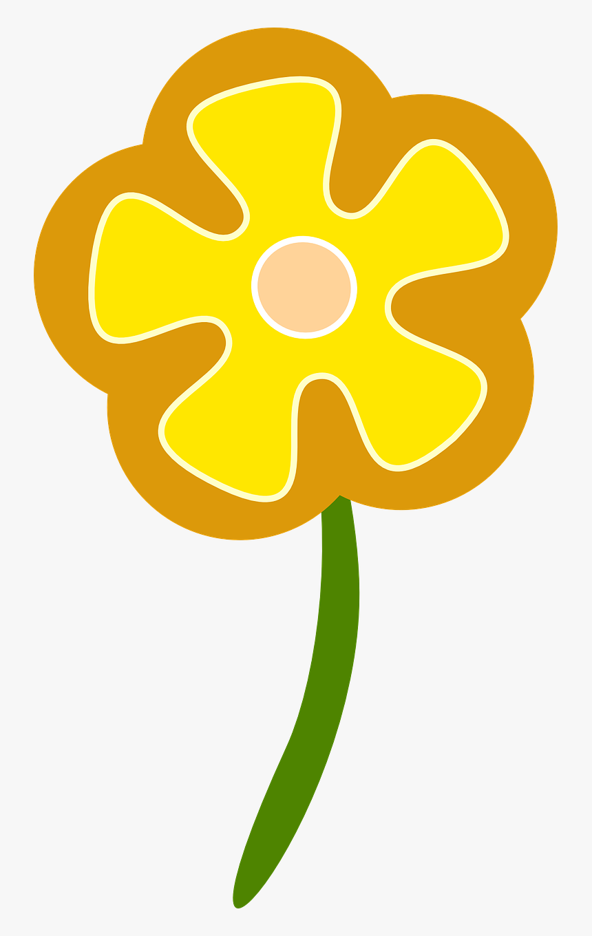 Free Vector Simple Flower - Flower Logo Simple Vector, HD Png Download