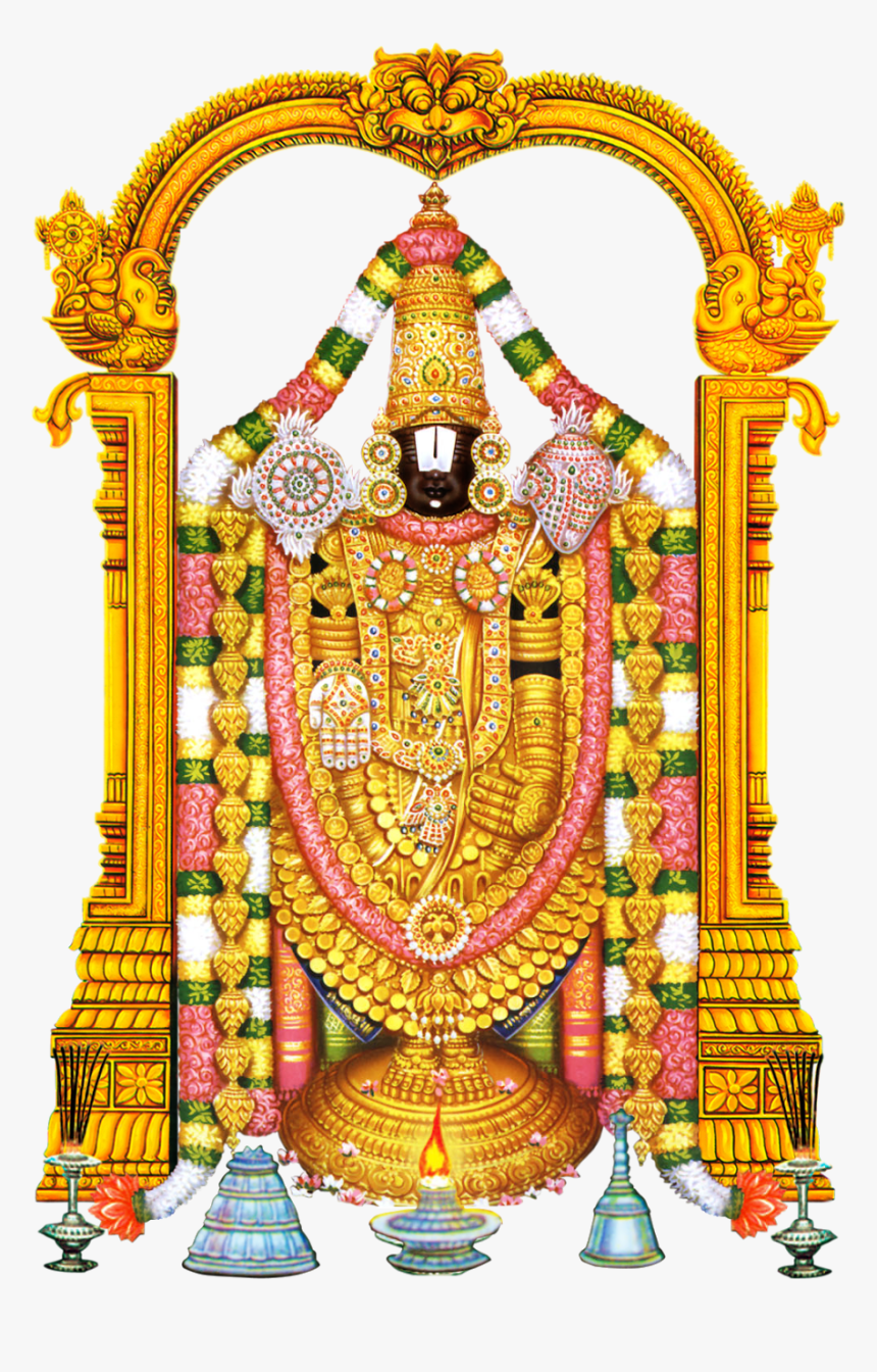 Hindu Temple Vector Graphic Source - Venkateswara Swamy Images Png, Transparent Png