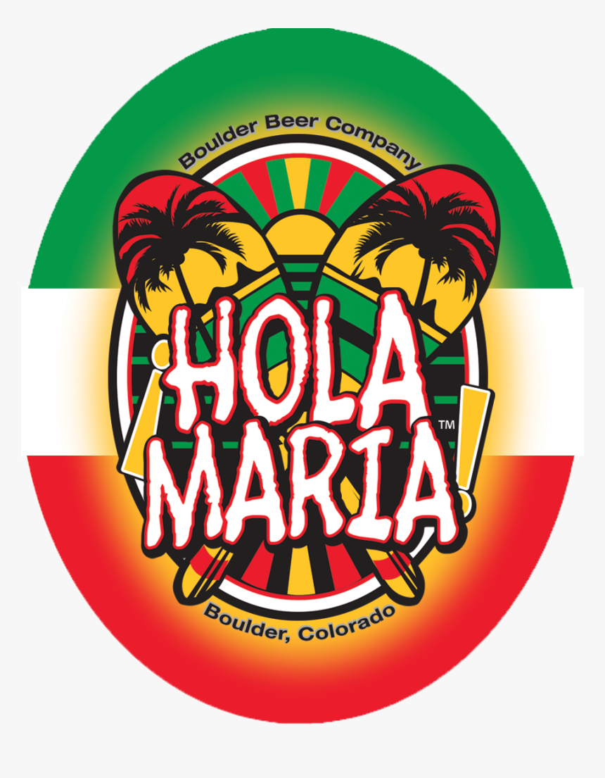Hola Mario Oval No Bg - Boulder Beer Hola Maria Mexican Style Ale, HD Png Download
