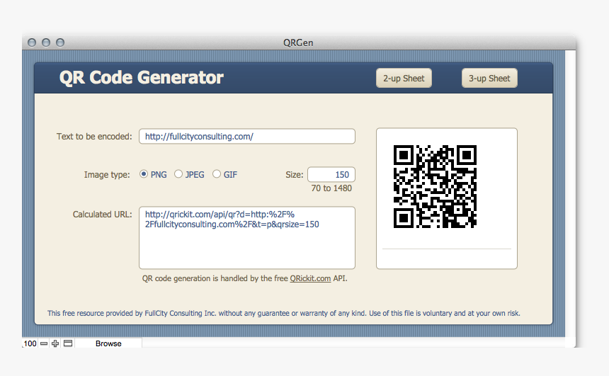 Screen Shot Of The Qr Code Generator - Steenberg, HD Png Download