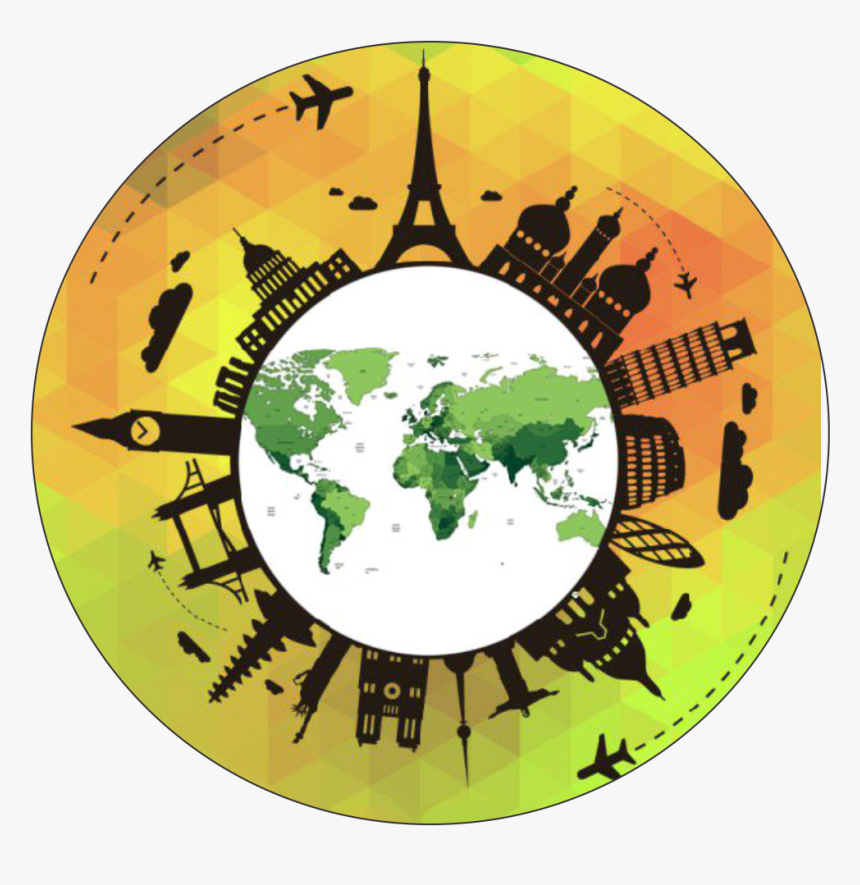 All Around The World Vector, HD Png Download
