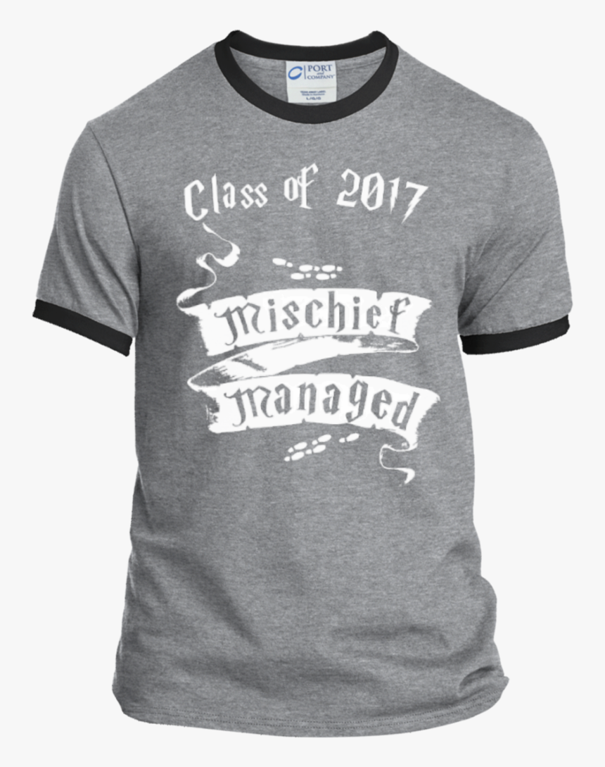 Mischief Managed Class Of 2017 Ringer Tee - Arnold Shirt, HD Png Download