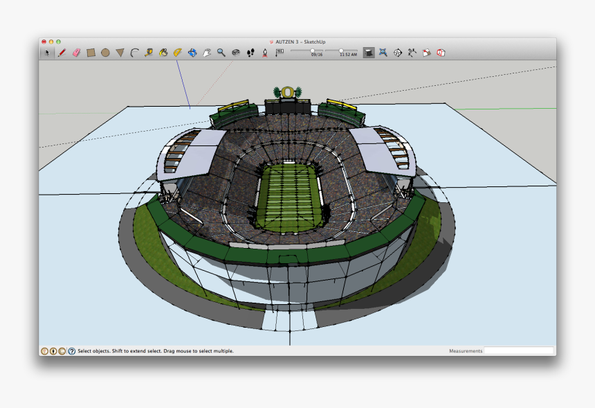 Football Stadium Sketch Up, HD Png Download