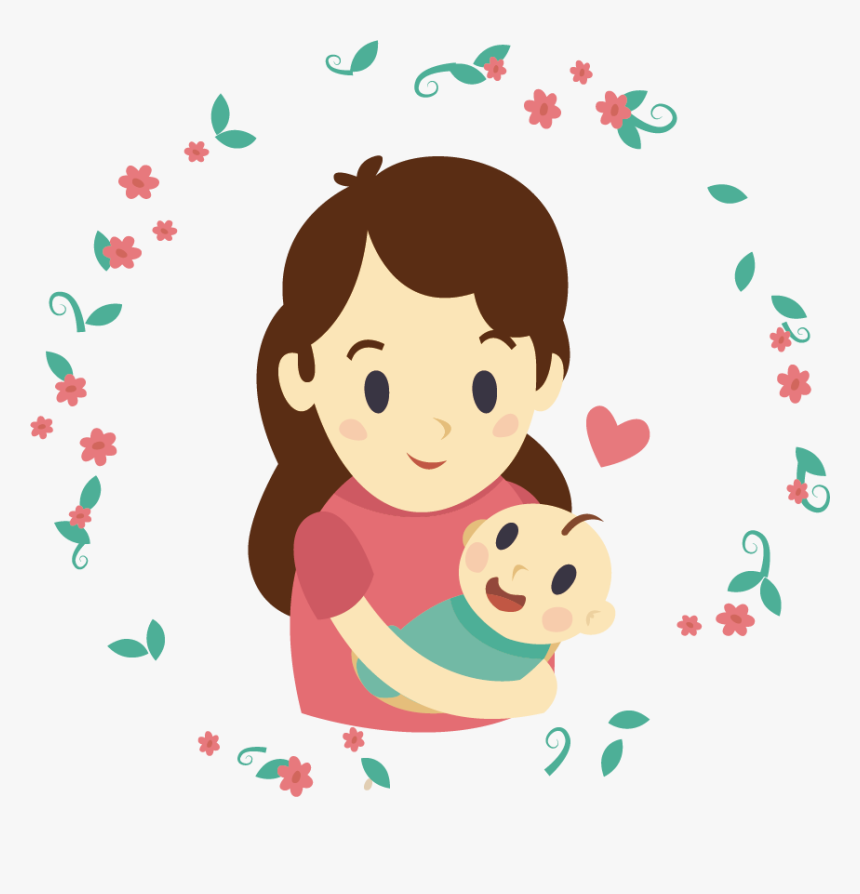 Cartoon Mothers Day Card, HD Png Download