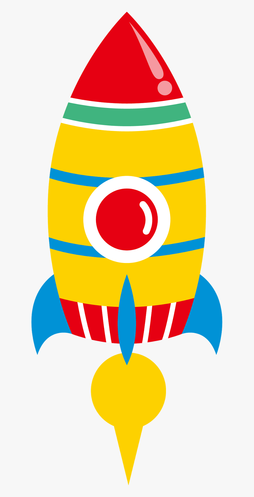 Giggle And Print - Yellow Spaceship Clipart, HD Png Download