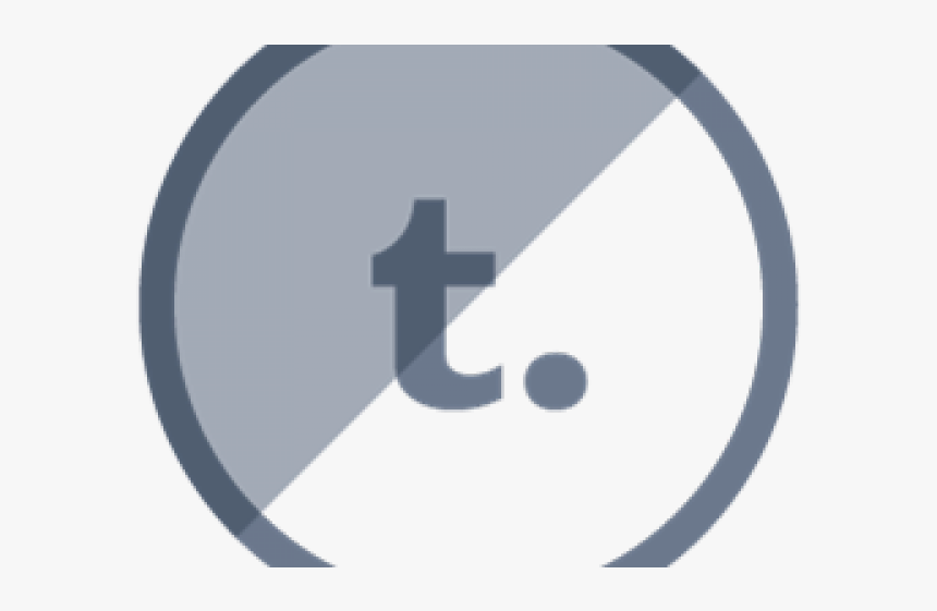 Tumblr Icon Cliparts - Circle, HD Png Download